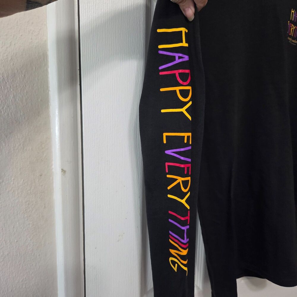 Simply Southern Happy Everything Shirt S Hallo Thanks Mas Gnome Long Sleeve - Picture 4 of 7